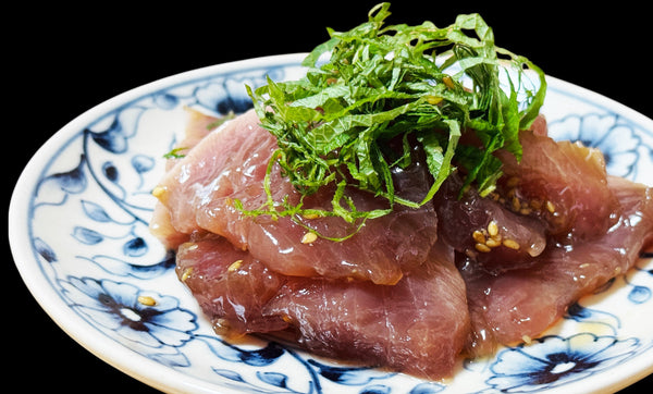 香ばし胡麻だれ漬けかつお